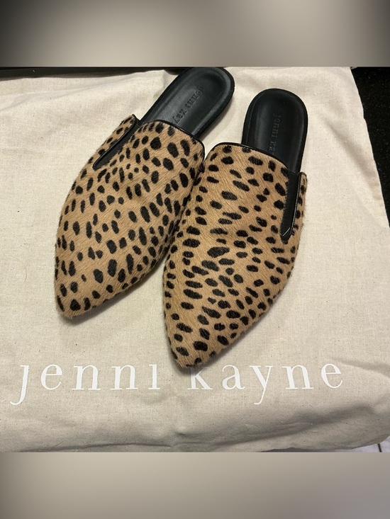 Jenni Kayne Shoes - Jenni Kayne Leopard Hair Pointed Toe Mule - EU39